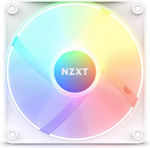 NZXT RF-C12SF-W1 120mm 4-Pin PWM White Lighting Case Fan White