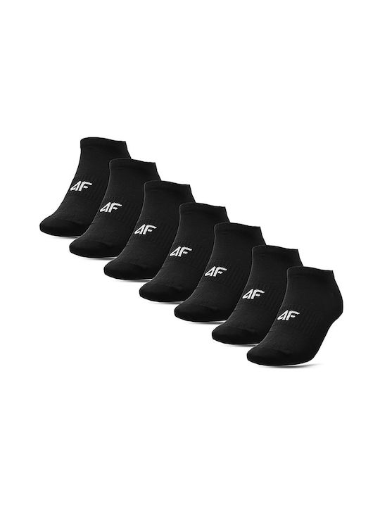 4F Αθλητικές Κάλτσες Μαύρες 7 Ζεύγη