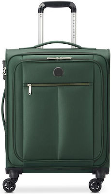 Delsey Pin Up Slim Βαλίτσα Καμπίνας με ύψος 56cm σε Πράσινο χρώμα
