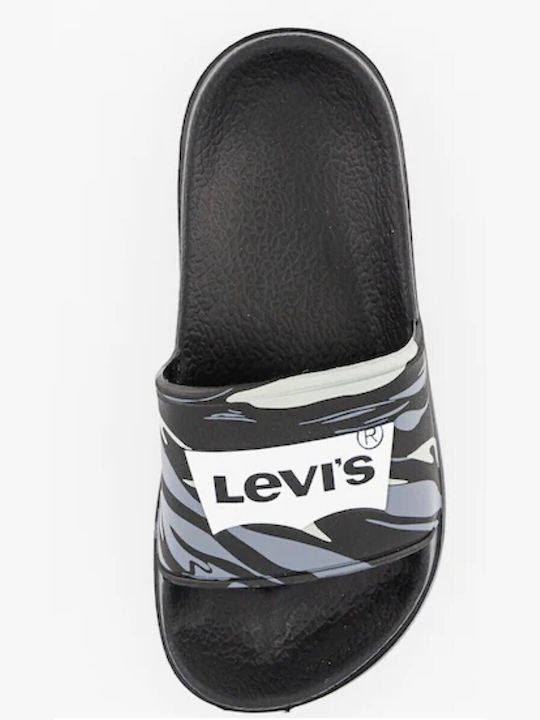 Levi's Șlapi pentru copii Slides Negre