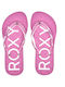 Roxy Kinder Flip Flops Rosa