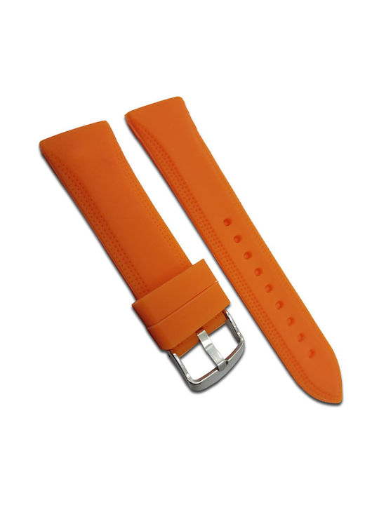 ORANGE SILIKON UHRBAND 22mm