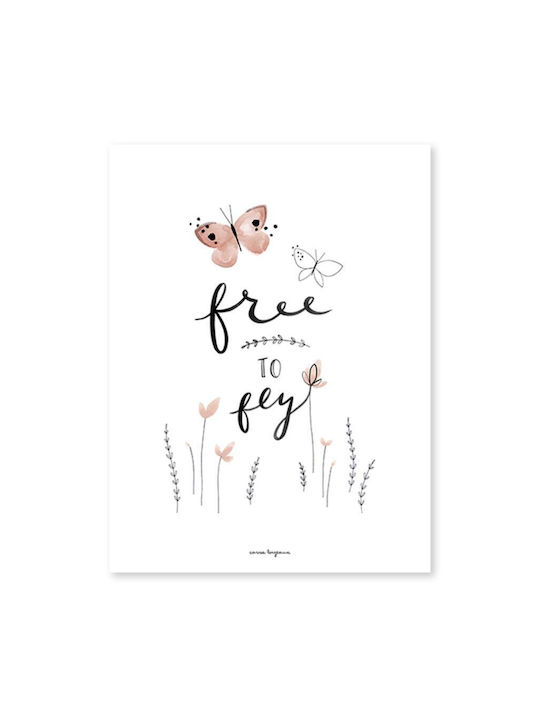 Poster 30x40 Free to fly, LILIPINSO