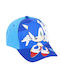 Cerda Παιδικό Καπέλο Jockey Υφασμάτινο Sonic Μπλε