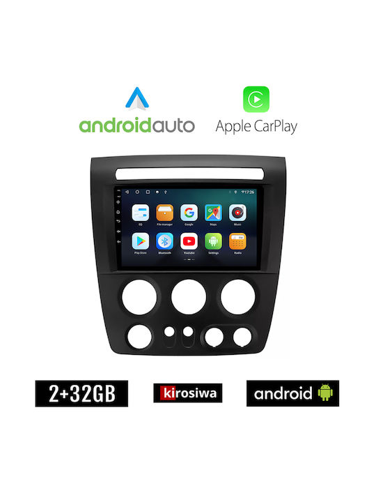 Kirosiwa Sistem Audio Auto Hummer H3 2005-2009 (Bluetooth/USB/AUX/WiFi/GPS/Apple-Carplay/Android-Auto) cu Ecran Tactil 9"