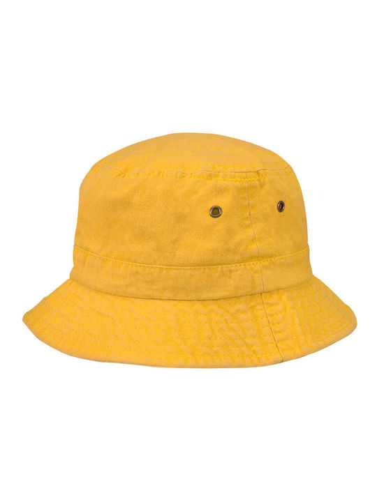 Stamion Kids' Hat Bucket Fabric Yellow