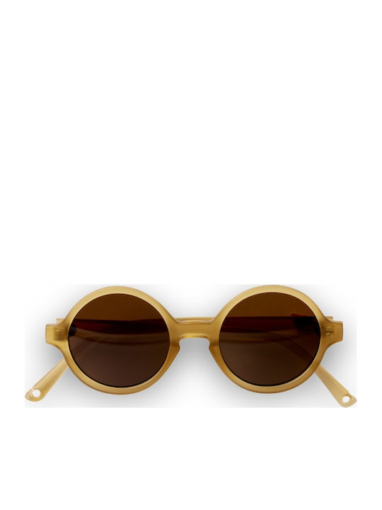 KiETLA Woam Round Kids Sunglasses Brown For 6-1...