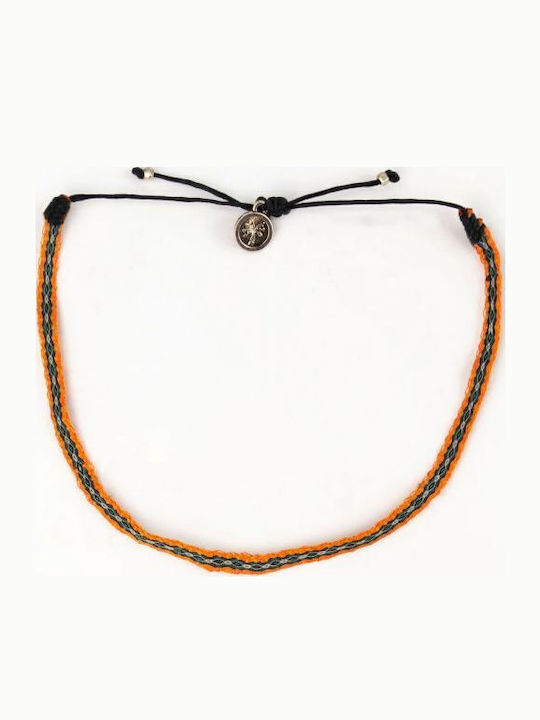 Synchronia Armband Fußkettchen aus Kabel mit Perlen