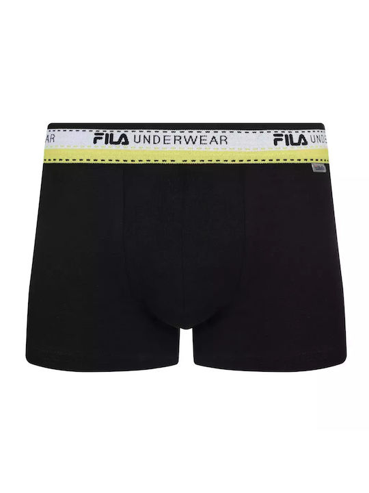 Fila Herren Boxershorts Schwarz 1Packung