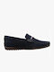 U Snake Men's Suede Moccasins Blue