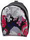 Tesoro Kids Wallet with Coins with Zipper & Keychain Pink Flowers