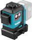 Makita Linear Laser-Wasserwaage Roter Strahl 12...