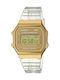 Casio Vintage Digital Men's Watch 36mm Battery with White Rubber Strap