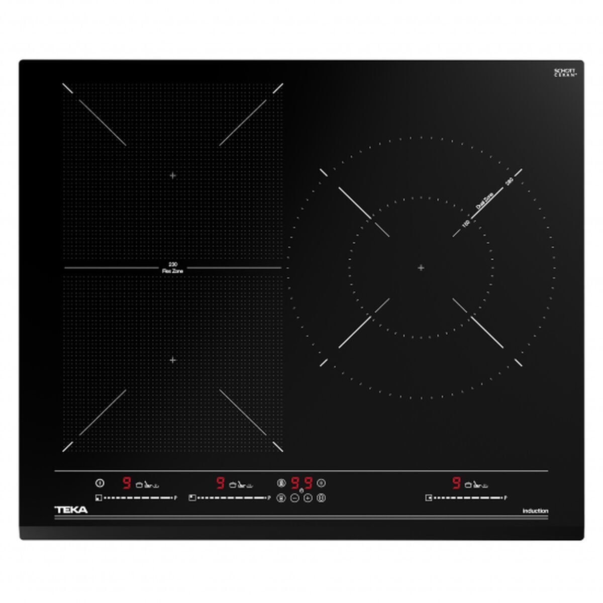 Teka Autonomous Cooktop with Induction Burners 56x49cm Skroutz.cy