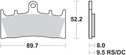 Braking Motorradbremsbeläge Vorderseite für Kawasaki ZRX 1200 49907640 Braking Motorradbremsbeläge Vorderseite für Kawasaki ZRX 1200 49907640