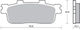 SBS Motorcycle Brake Pads Rear for Kymco Xciting 300 08-14 / Joymax 300 09-13 for Kymco Xciting 300 Piaggio GTS 300 Sym GTS 300 Vespa GTS 300