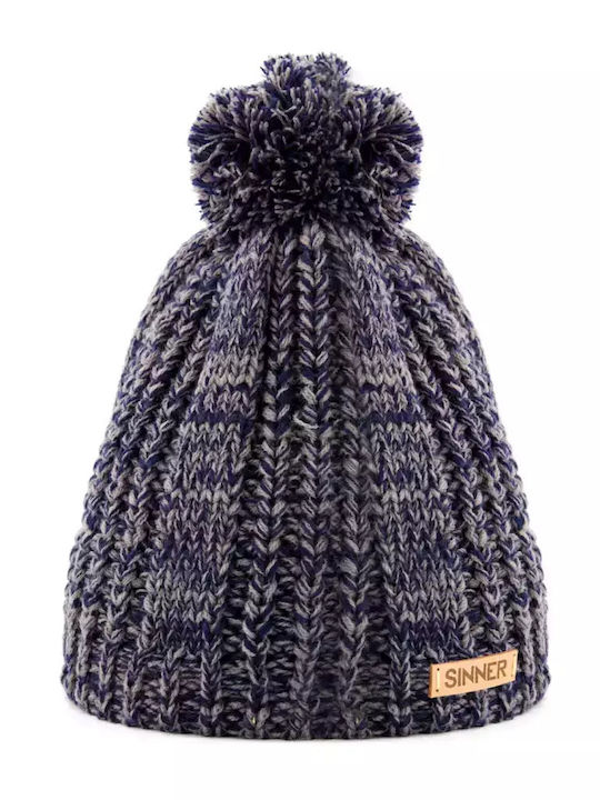 Kinder Mütze Gestrickt Gray