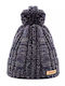 Kinder Mütze Gestrickt Gray