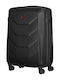 Wenger Prymo Medium Hard Black Suitcase With 4 Wheels Height 65cm