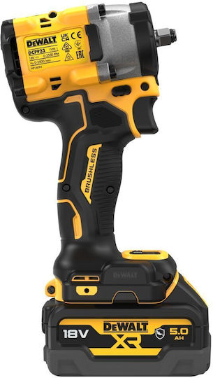 DEWALT DCF923P2G Μπουλονόκλειδο Μπαταρίας 18V 2x5Ah με Υποδοχή 3/8"