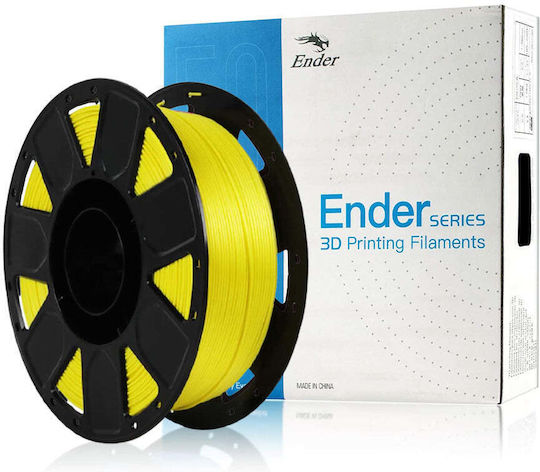 Creality3D PLA 3D Printer Filament 1.75mm Κίτρινο 1kg 1τμχ (Spool)