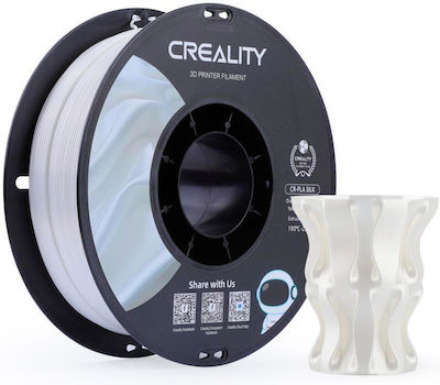 Creality3D CR PLA Filament pentru imprimante 3D 1.75mm Silk White 1kg