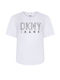 DKNY Damen T-shirt Weiß