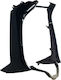 Znen Motorcycle Middle Fairing Spare Front Circumference for Comet Black 1pcs