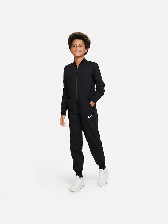 Nike Copilăresc Set de pantaloni de trening Negru 2buc