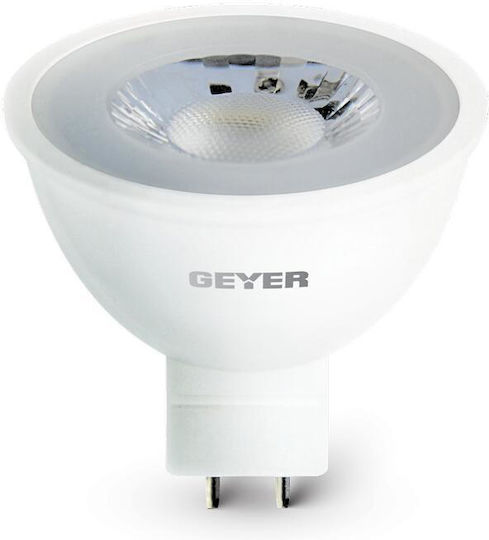 Geyer LED-Lampe 6W für Fassung GU5.3 und Form MR16 Kühles Weiß 470lm