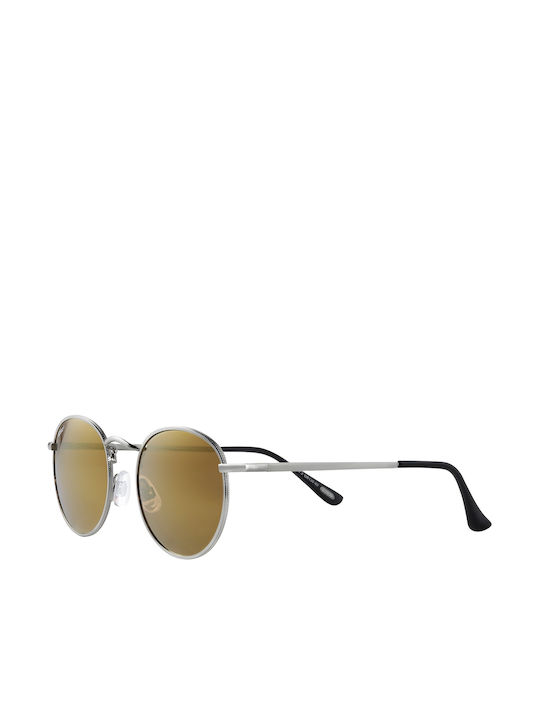 Zippo Sonnenbrillen mit Silber Rahmen und Braun Verlaufsfarbe Linse OB130-02