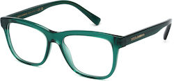 Dolce & Gabbana Ramă Ochelari Copii Acetat Verd...