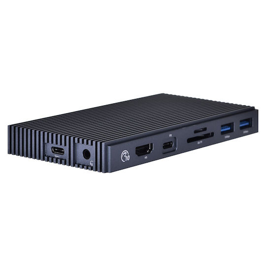Orico 9in1 + SSD Enclosure USB-C Docking Station mit HDMI 4K Ethernet Schwarz