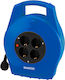 Bormann BCR2210 Closed Type Extension Reel Cord 3 x 1.5mm²/5m Blue