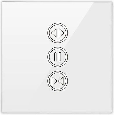 Recessed Touch Wall Switch Wi-Fi Lighting Triple with Frame White