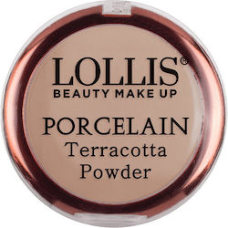 Lollis Beauty Make Up Pudră Porțelan Terracotta 58
