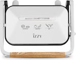 Izzy Sandwich Maker pentru for 2 Sandwiches Sandvișuri 1300W Albă