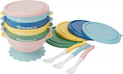 Badabulle Set de hrănire din Plastic Multicolor 8buc