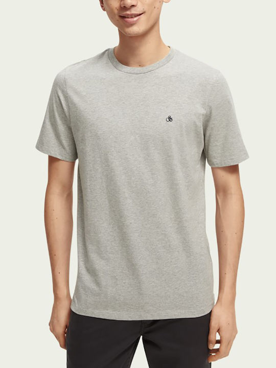 Scotch & Soda Herren T-Shirt Kurzarm Gray