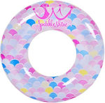Jilong Sparkle Shine Series Mermaid Kids Inflatable Floating Ring Pink 90cm