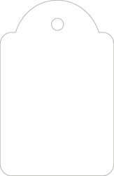 Apli 500 Etichete agățătoare 28x43mm Apli 500 Etichete agățătoare 28x43mm