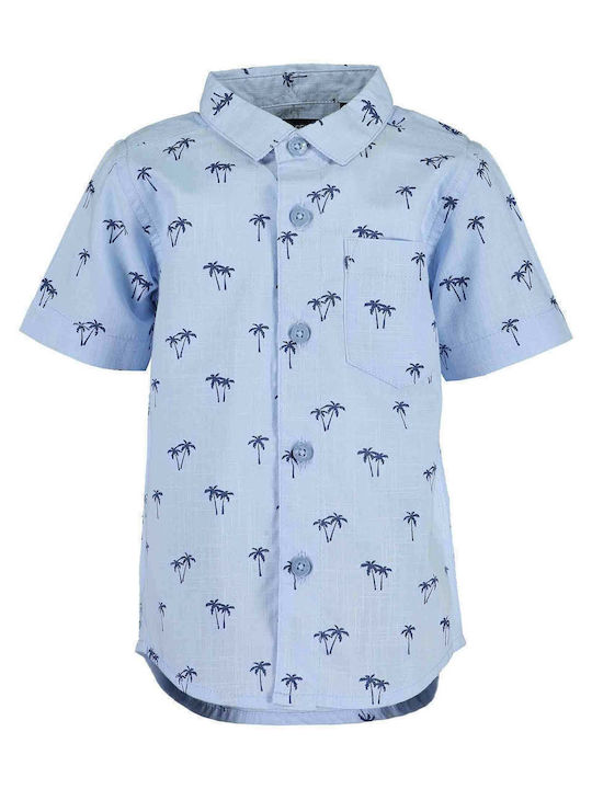 SHIRT - PALM TREES BLUE BOY