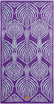 Kentia Jarita Beach Towel Cotton Purple 160x80cm.