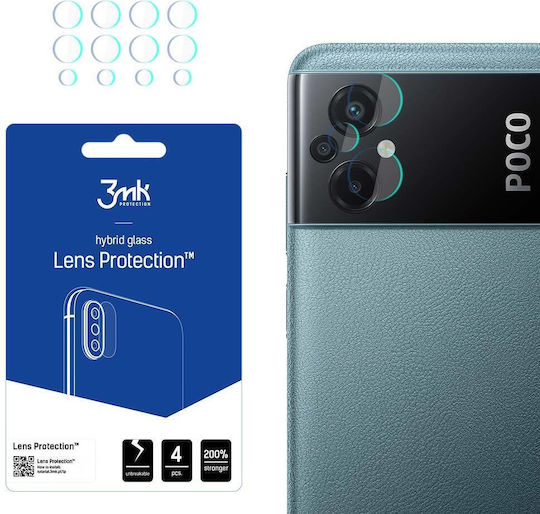 3MK Camera Protection Tempered Glass Transparent for the Poco M5