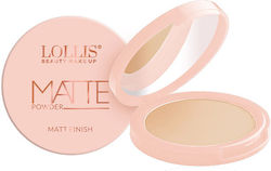 Lollis Beauty Make Up Matte Πούδρα 02 SPF15 9gr