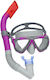 Bestway Kids' Diving Mask Set with Respirator Pink 21-03480