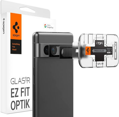 Spigen Glas.tR EZFit Optik Lens Protecție Cameră Sticlă călită Black pentru Google Pixel 7a AGL05970
