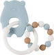 Nattou Bear Teether made of Silicone for 0 m+ 1pcs