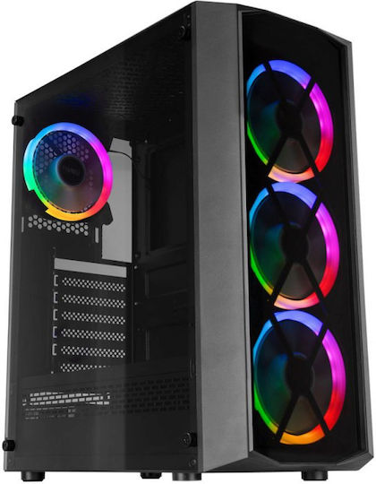 U-Case NovaCore Desktop PC (Ryzen 5-5600G/8GB DDR4/512GB SSD/W11 Home) Black