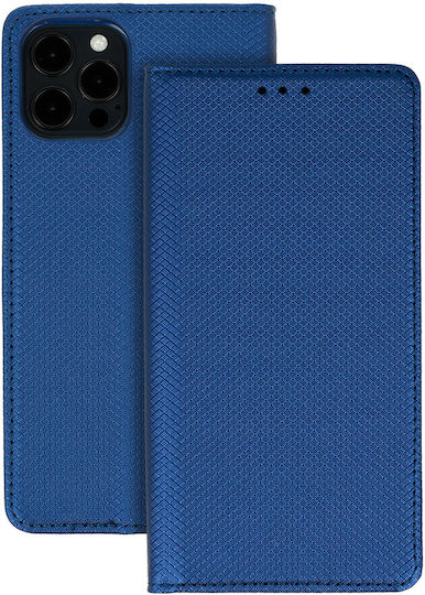 Smart Book Piele artificială Albastru marin (iPhone 14 Plus)
